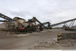 Photo Textures of  Gravel Mining Machine